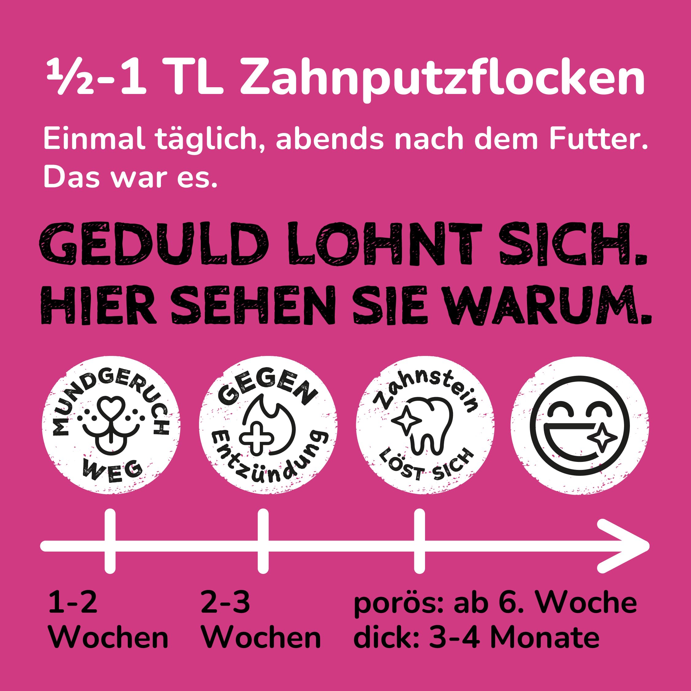 QCHEFS 2er Pack Großpackung Papie ZAHNPUTZFLOCKEN Katze Zahnpflege zum Lecken von Schleckmatte mit Nassfutter, Lachsöl, Katzenmilch, Malz Paste, Katzenfutter oder Leckerli
