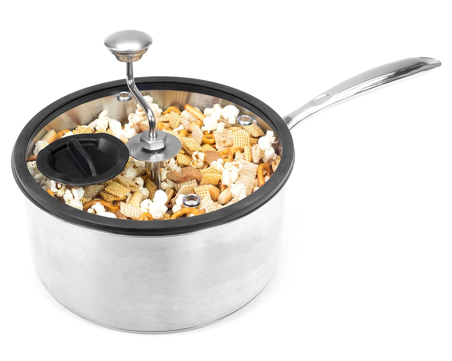 Zippy Pop Original Stainless Steel Stovetop Popcorn Popper, NEW 2020