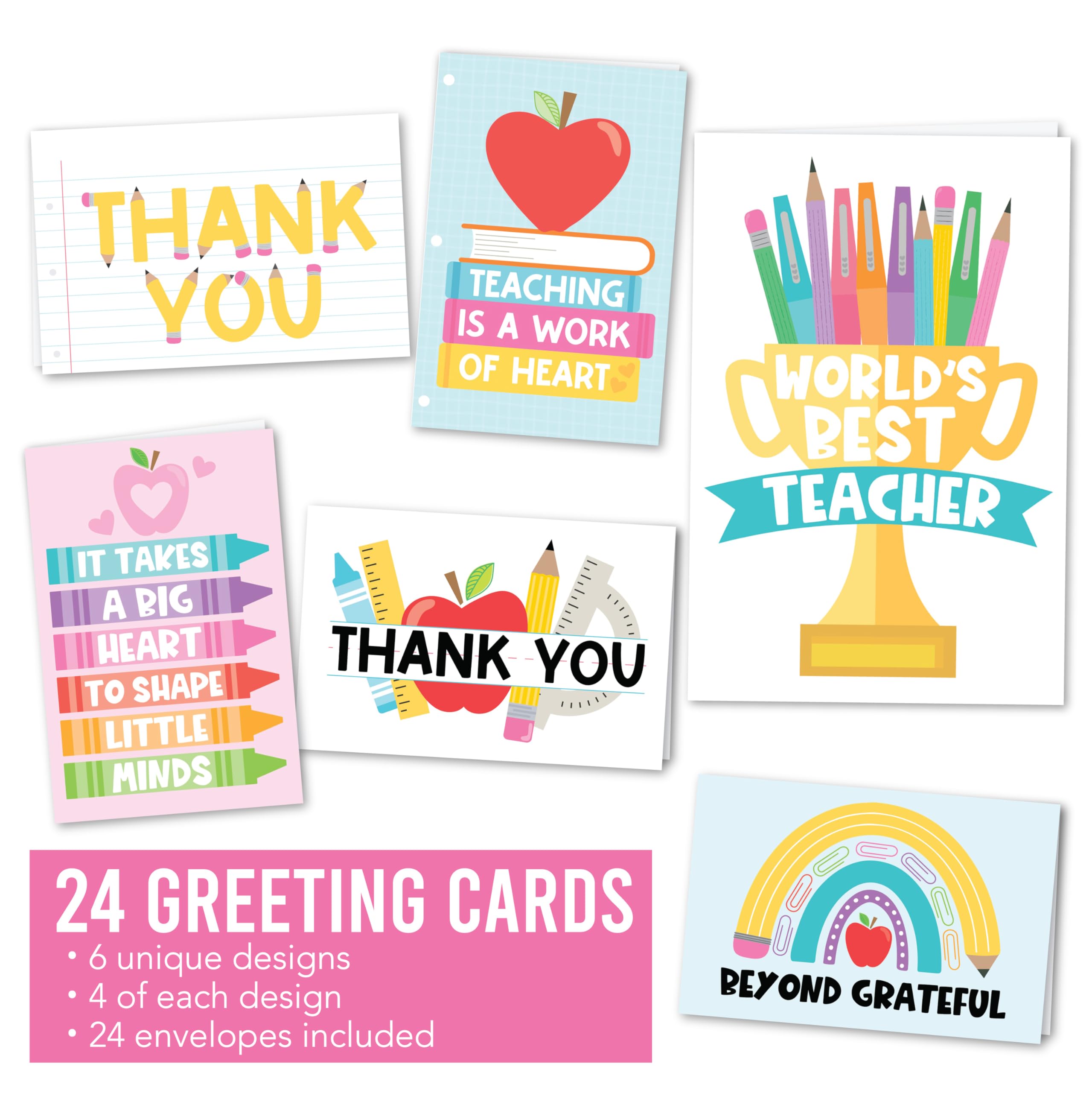 UK Greetings Dankeskarte Für Lehrer – Niedliche „Most Amazing Teacher“ Karte, 159x159 Mm, Mit Umschlag