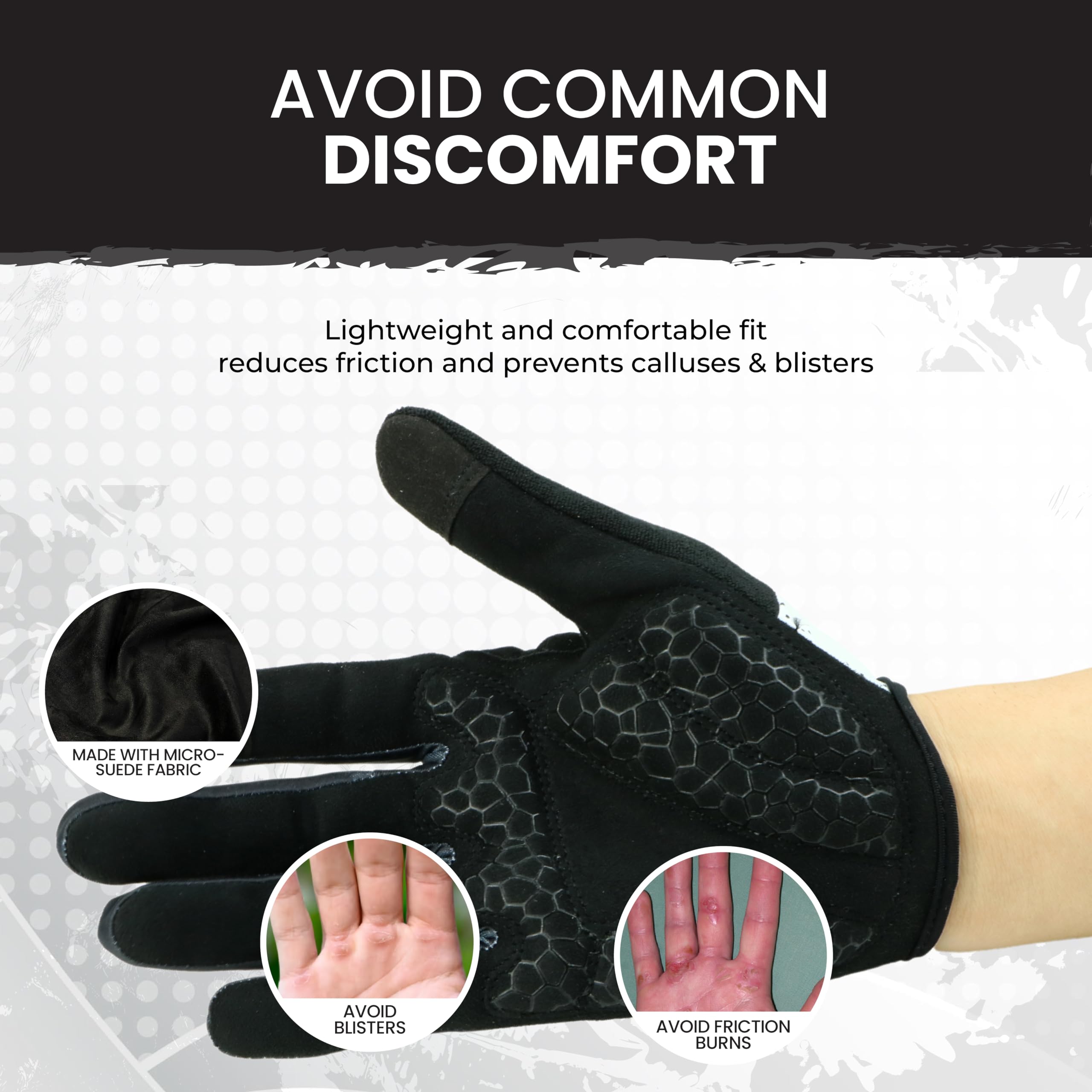 Guantes de ciclismo para mujer, ligeros, transpirables, con absorción de golpes, guantes deportivos de dedo completo con pantalla táctil, guantes de bicicleta de carretera para hombre