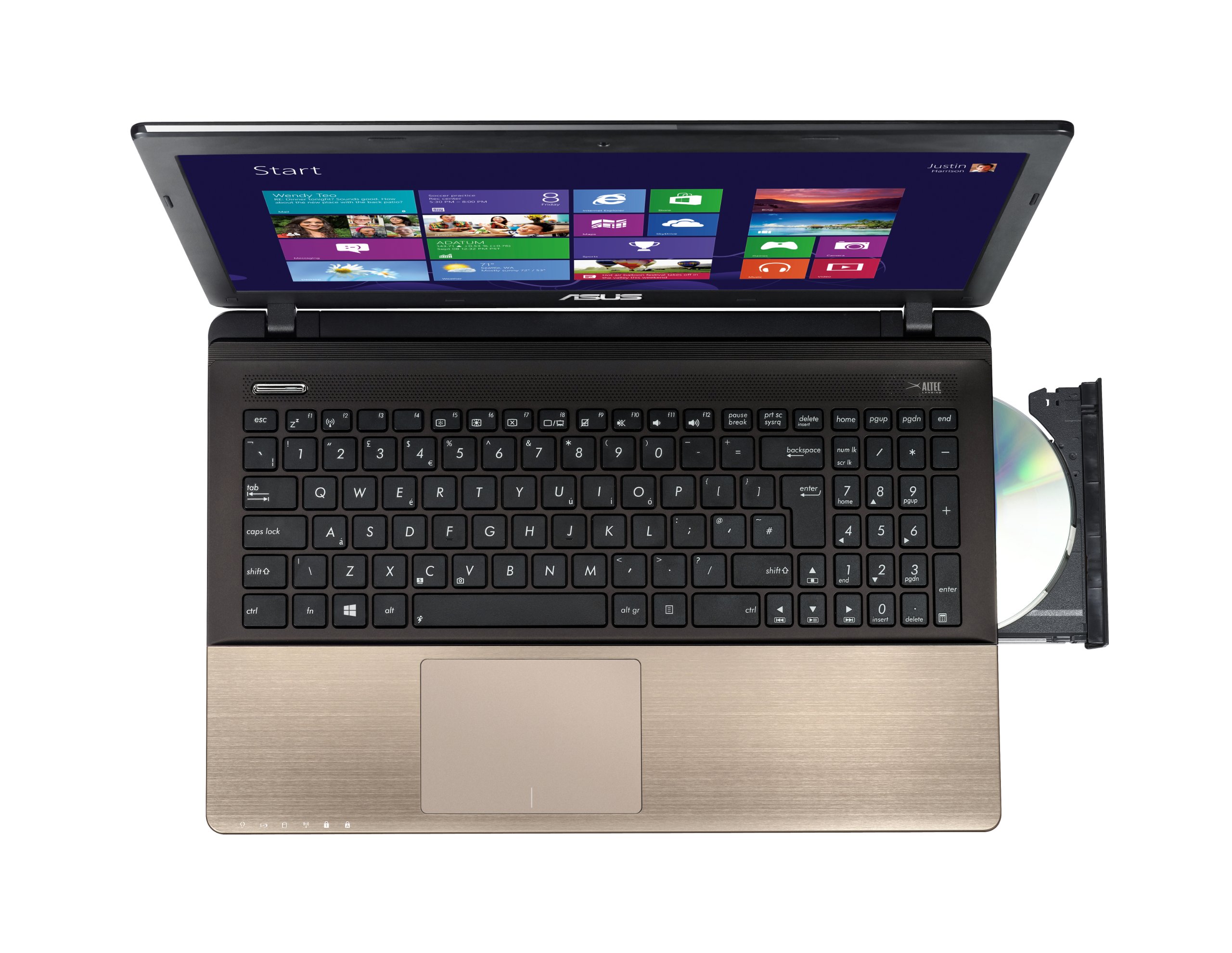 Laptop ASUS K55A-DS71 (Windows 8, Intel Core i7 3630QM, tela de 15