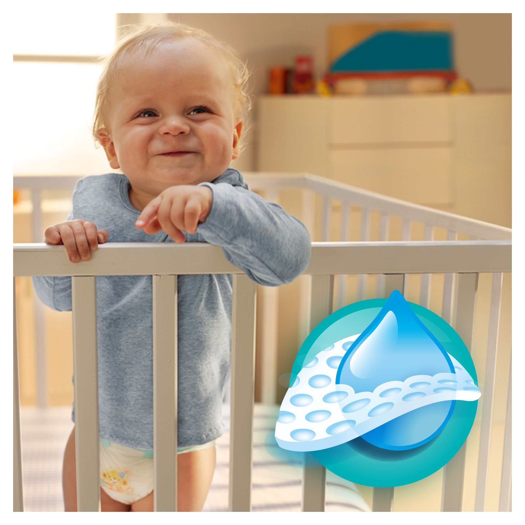 Pampers Baby-Dry - Pañales (talla 5, 11-25 kg, 2 paquetes de 50 unidades)