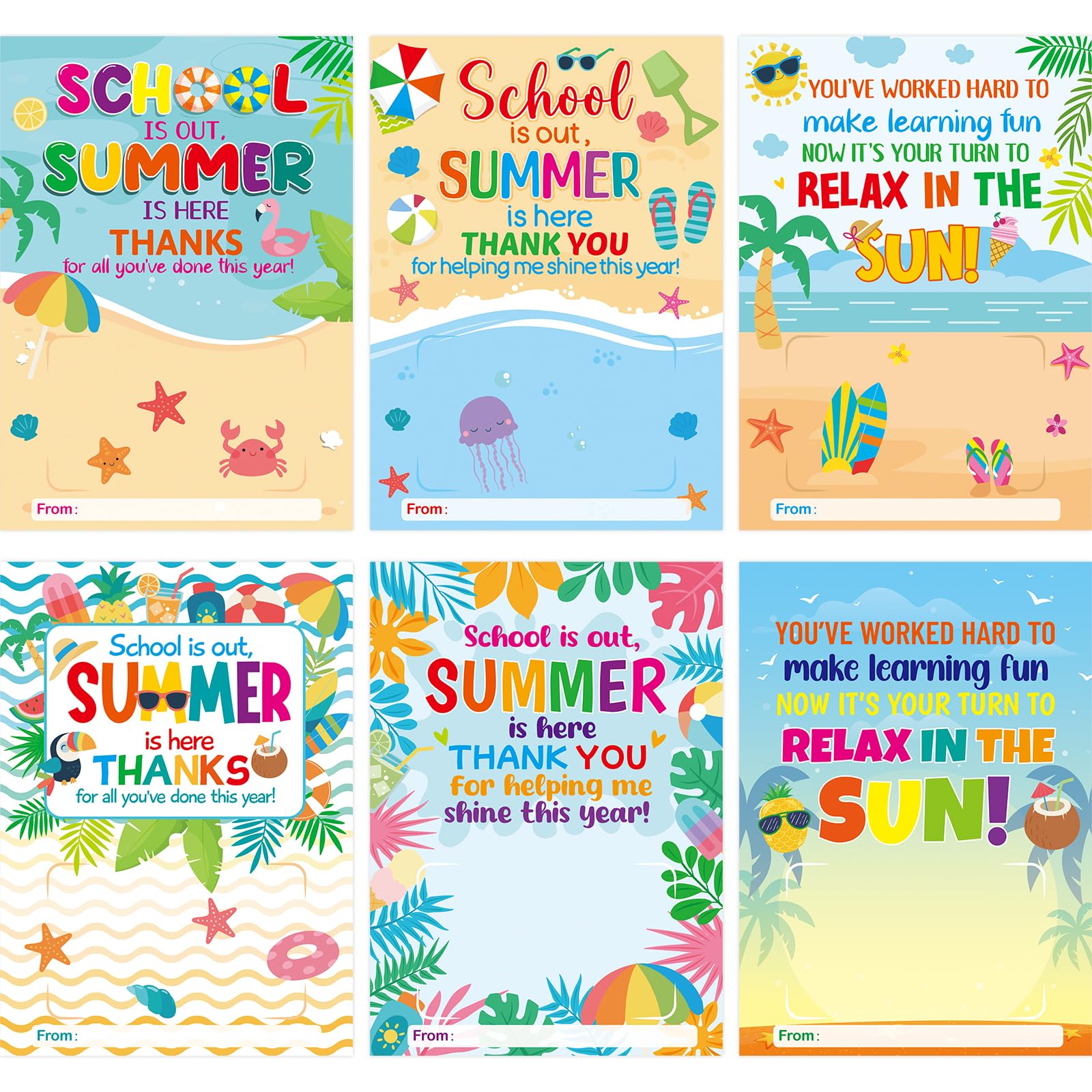 Fancy Land 12 Pcs Teacher Appreciation Gift Card Holders Teacher Appreciation Gifts in Bulk for End of School Year Graduation