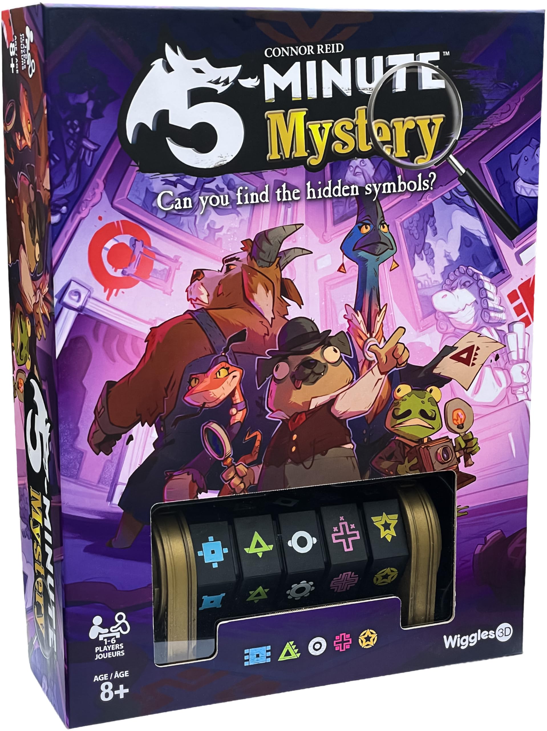 5-Minute Mystery Cooperative Detective Board Game, Ages 8+, 1-6 Players