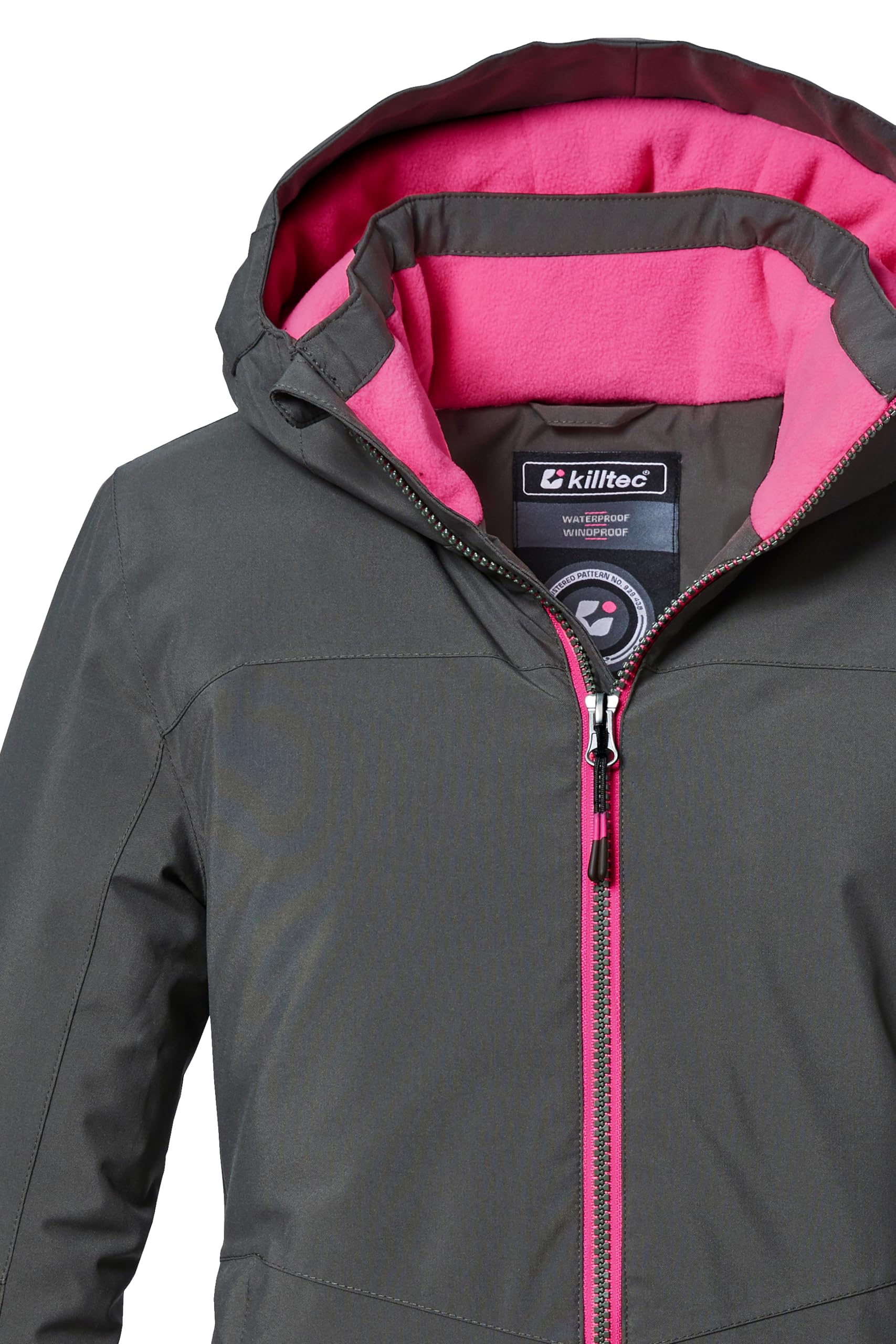 Killtec Mädchen Kow 352 Grls Jckt Funktionsjacke/Outdoorjacke mit Kapuze