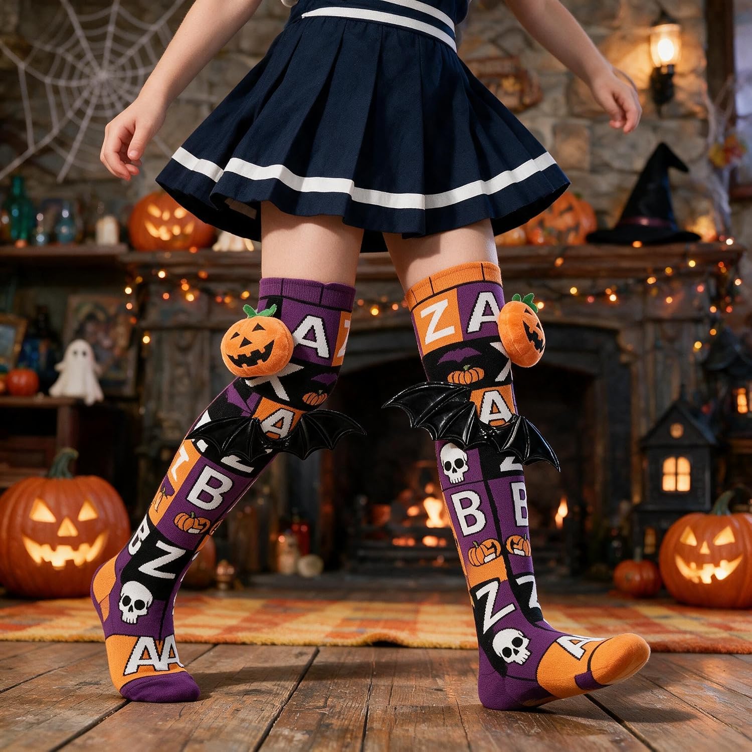 Crazy Socks for Kids Girls 3D Silly Wacky Funny Socks Knee High image 4