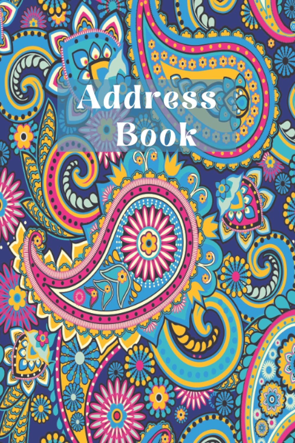 A5 Address Book A-Z Index: telephone address book with alphabet index small to Track of Name, Address, Phone, Email and take notes. 6 /9 inch