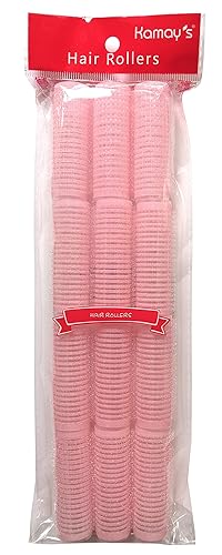 Miniatura 3 de Kamay's - 30 rodillos de nailon de 5 tamaños para el cabello, rizadores de pelo diseño atractivo para bricolaje o peluquería