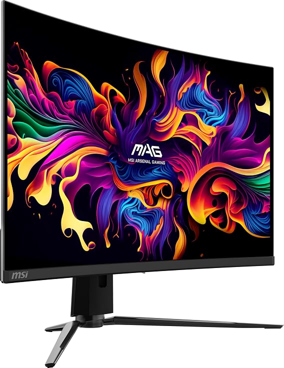 MSI 31.5 MAG 321CUP QD-OLED, Gaming Monitor, UHD, 16:9 Curve 1700R, QD-OLED, 165HZ, 0.03ms, G-SYNC Compatible