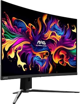 MSI 31.5 MAG 321CUP QD-OLED, Gaming Monitor, UHD, 16:9 Curve 1700R, QD-OLED, 165HZ, 0.03ms, G-SYNC Compatible