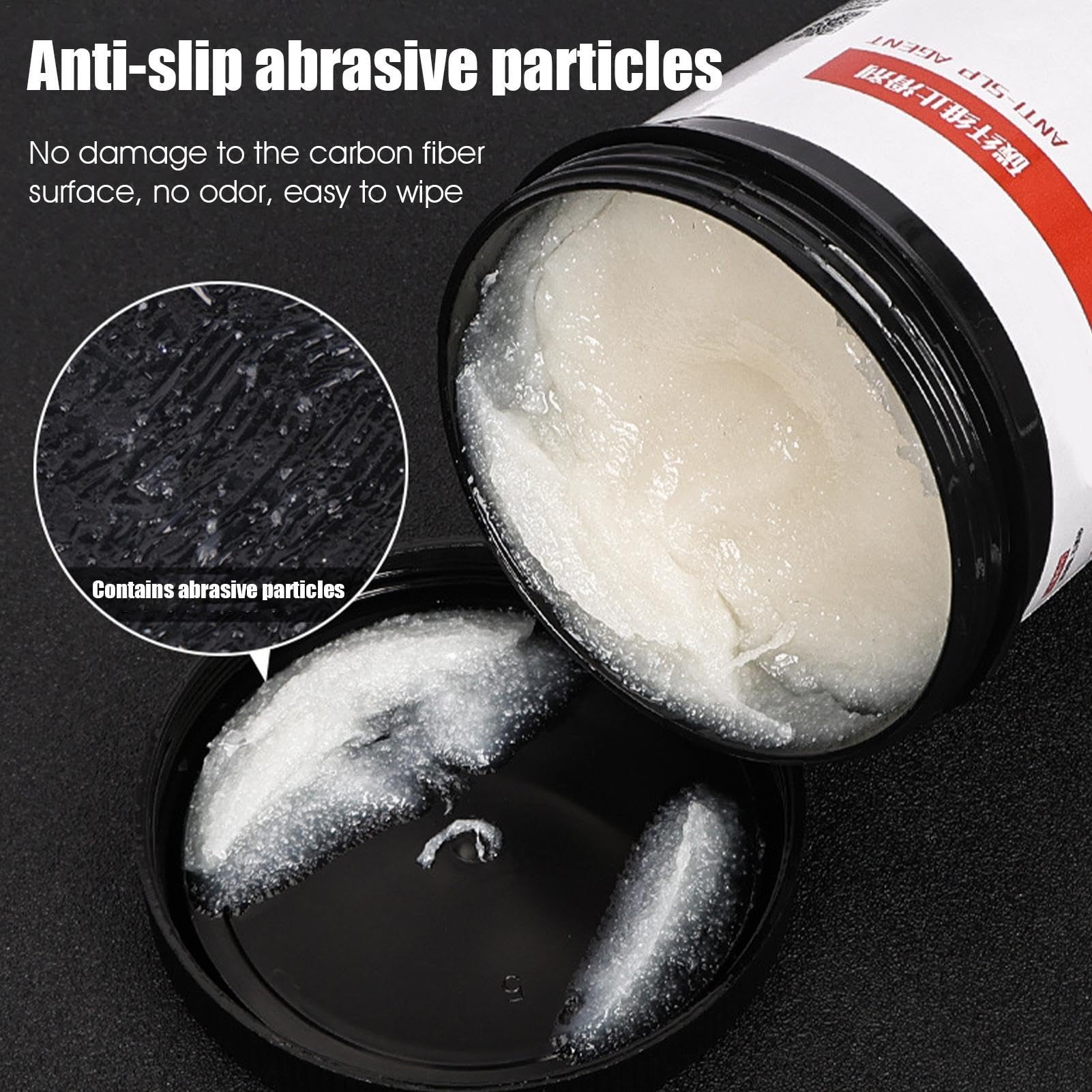 Pasta per presa in fibra di carbonio, Grasso antiscivolo in fibra di carbonio,Gel di montaggio per bici antiscivolo da 500 g - Grasso multifunzionale per biciclette, lubrificante antiscivolo per | carbonio,Gel di montaggio per bici antiscivolo da 500 g -