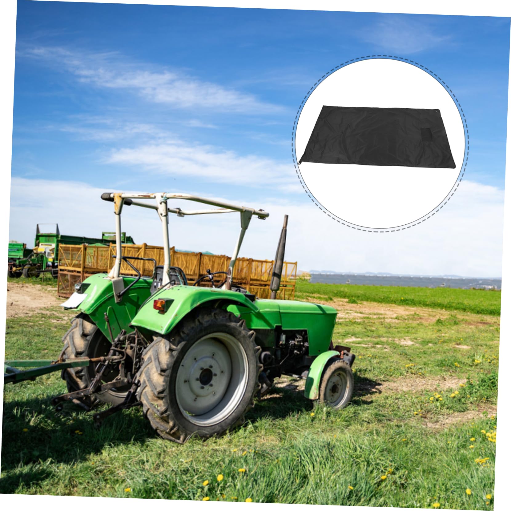 POPETPOP Bolsa De Almacenamiento para Tractor Grande Bolsa De Oxford para De Repuesto para Recoger para Jardín Patio Recolección y Almacenamiento