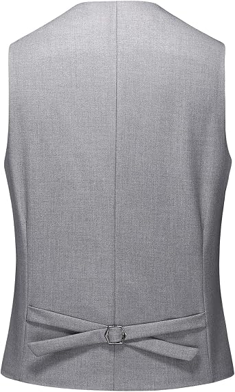 Men's Suits 3 Piece Slim Fit Suit One Button Solid Suit Blazer Jacket Vest Pants Set...