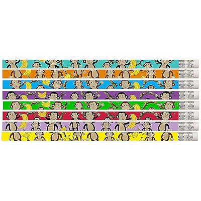 Musgrave Pencil Company Dancin' Monkey Motivational Pencils, 12/Pack, 12 Packs (MUS2445D-12)
