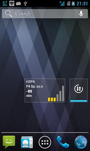 AeroConn - network signal and speed monitoring