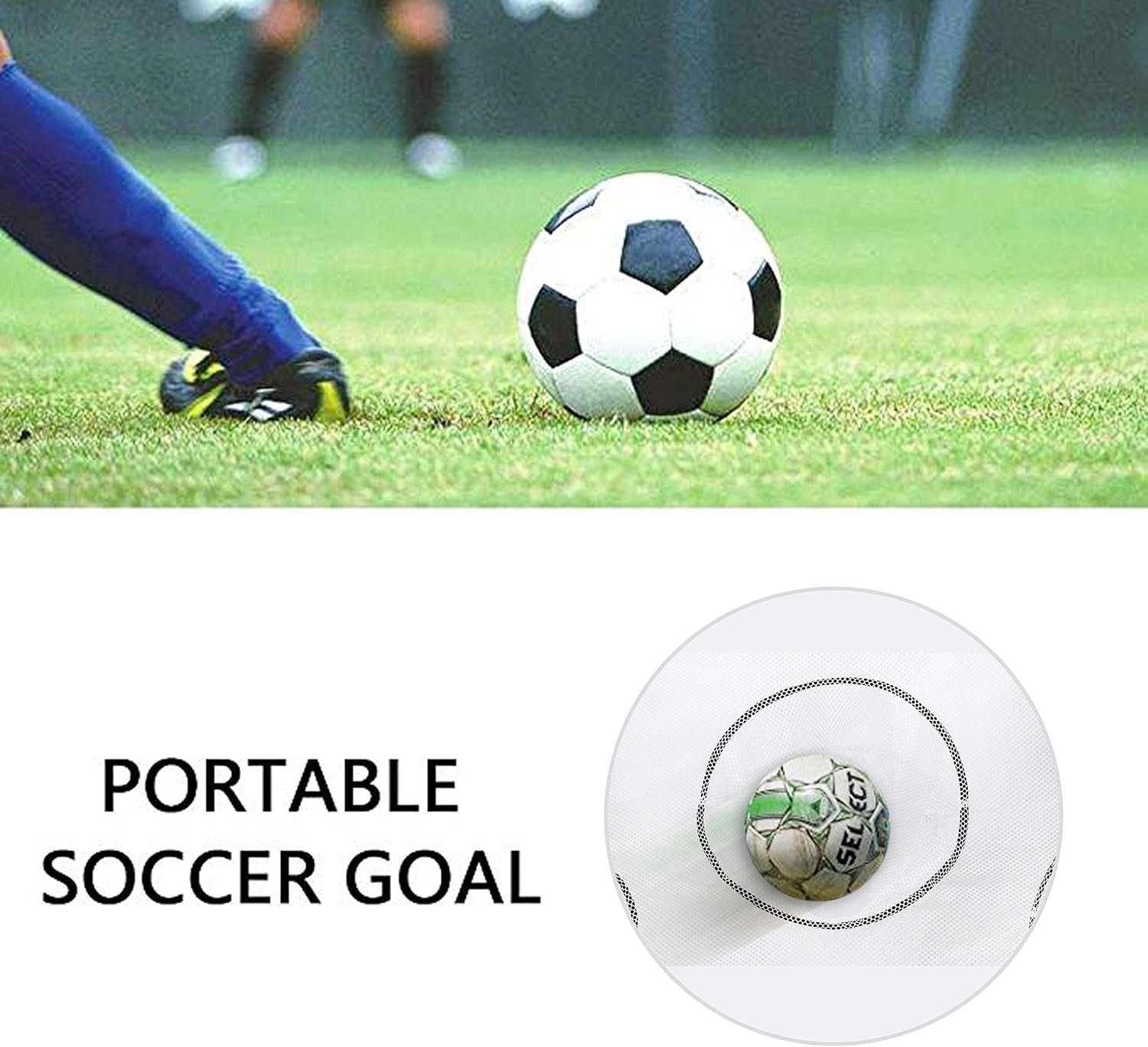 AKOZLIN Soccer Field Nets Target Sheets Attach to Your Goal for The Ultimate Accuracy Training Partner : Sports & Outdoors