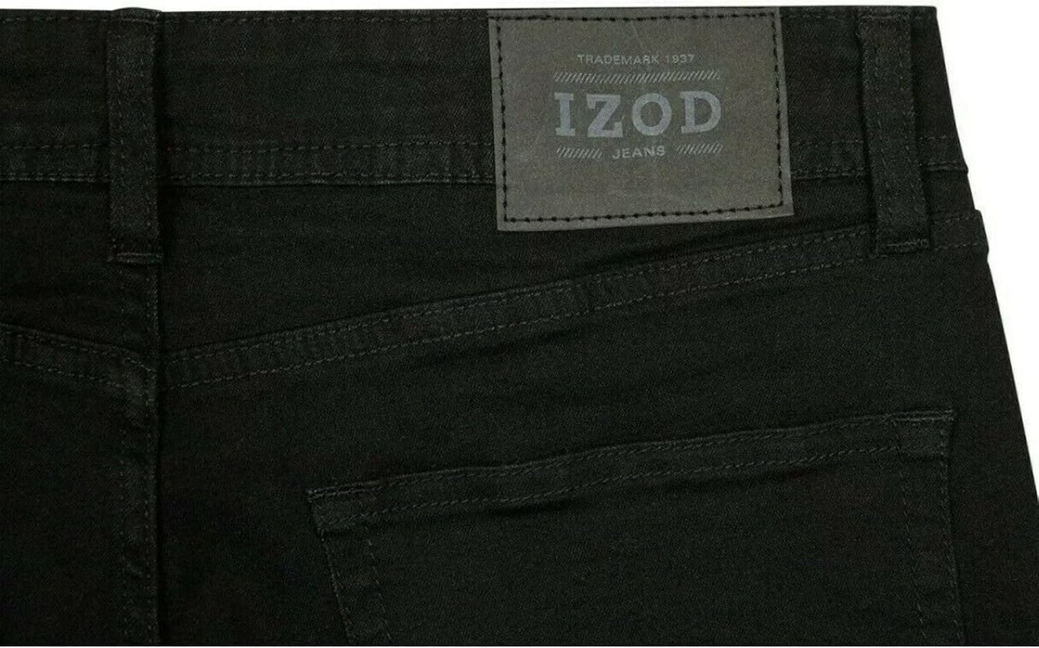IZOD Men’s Straight Leg Jeans – Comfortable Stretch Casual Pull On Denim Jeans for Men – Lightweight Men’s Fashion Pants
