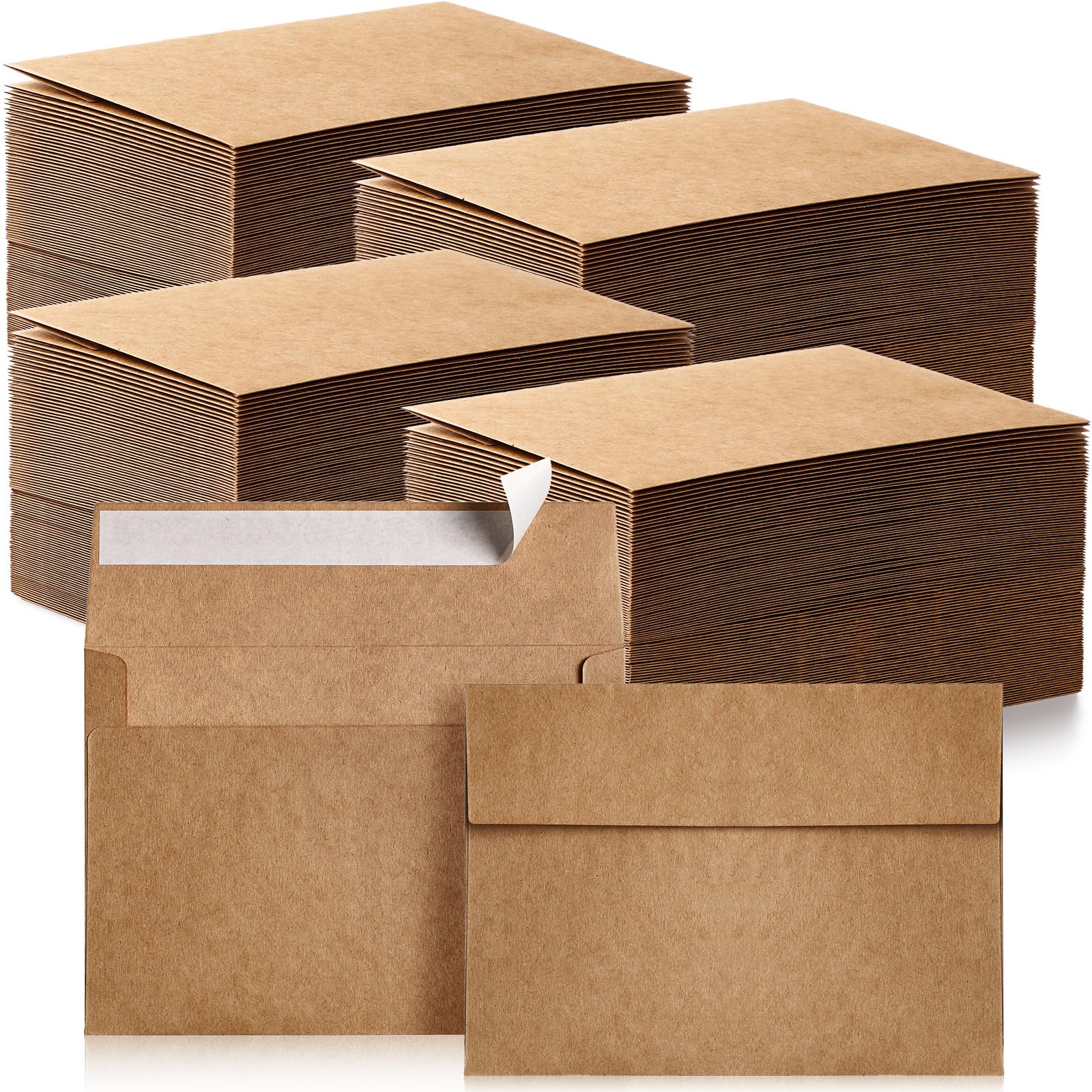 Fainne Kraft Envelopes for Invitation, A6, 4.75 x 6.50 in, 1000 Pack