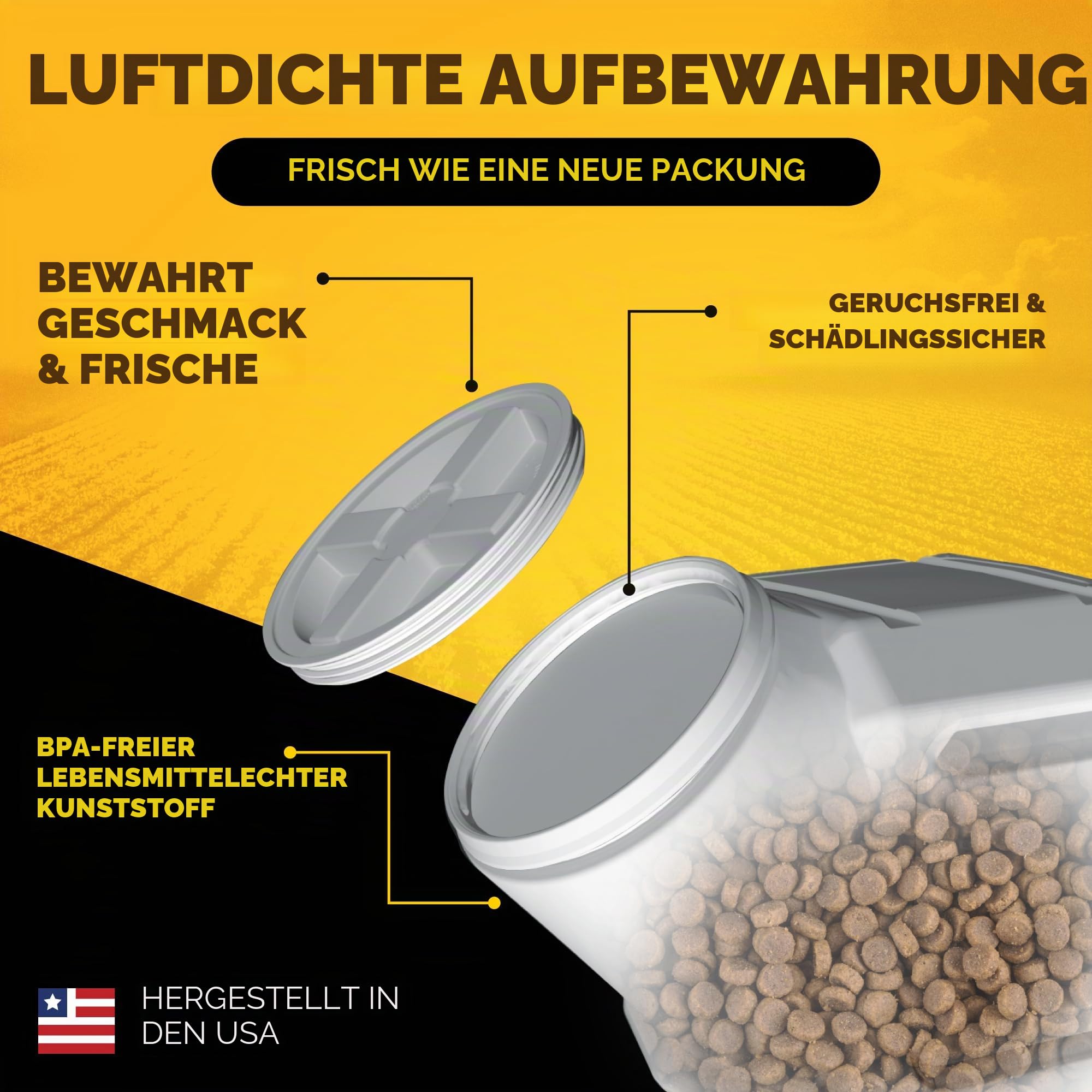Gamma2 Vittles Vault Outback Futterbehälter, luftdicht, 11,3 kg