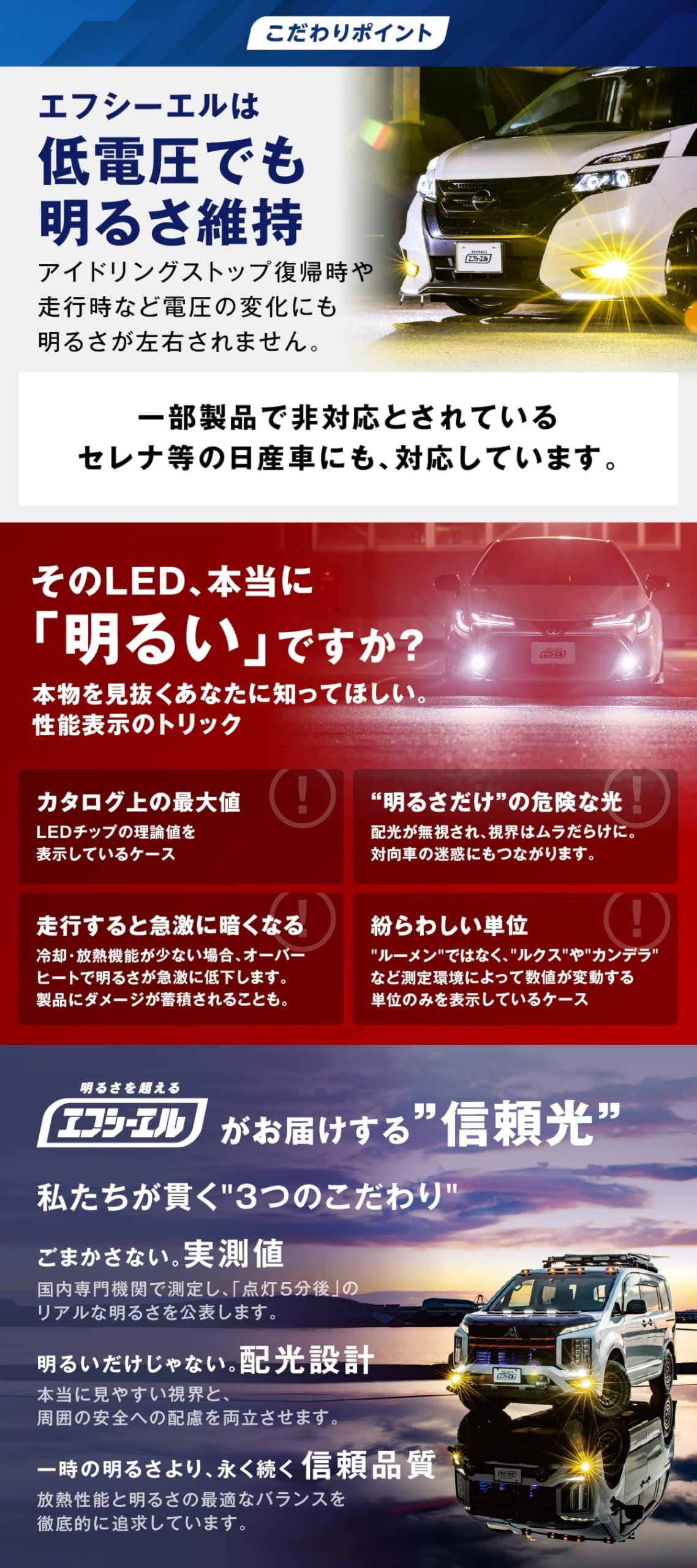 Amazon | fcl.(エフシーエル) アクア H8 H11 H16 LED フォグランプ 2色 