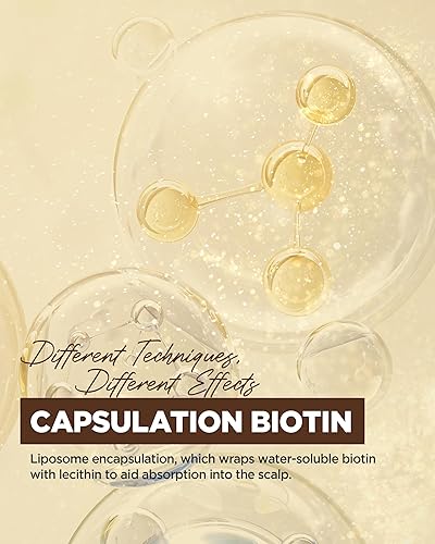 Miniatura 3 de CKD Amino Biotin Protein Cream Shampoo - Champú voluminizador antiadelgazante con biotina, proteínas y aminoácidos - Espesamiento del crecimiento