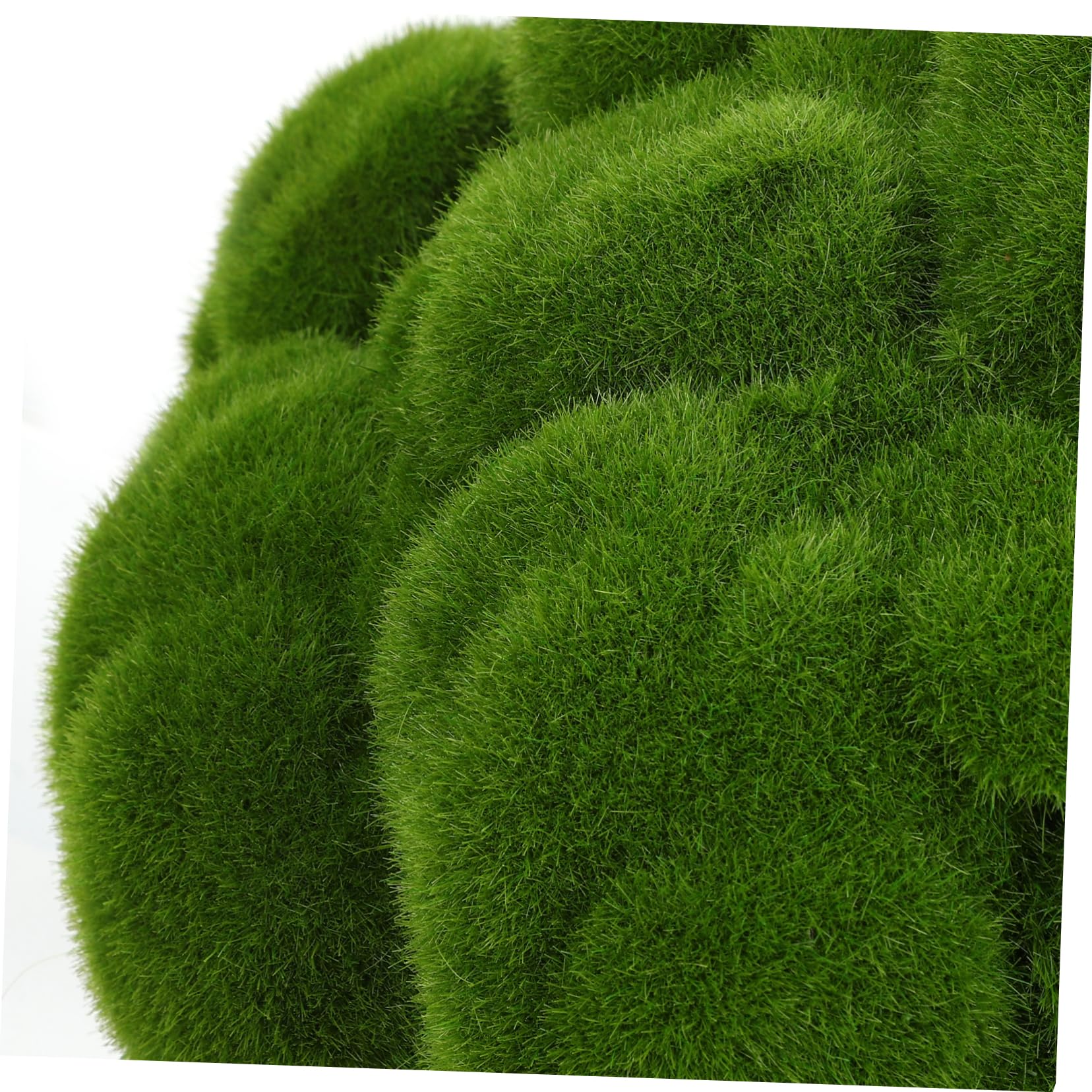 Amosfun Bola de Musgo Artificial Verde 1 PVC para Decoración