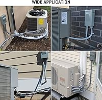 Vista 5 de DWALE Kit de conducto y conector estanco a los líquidos, conducto eléctrico flexible no metálico hermético, kit de conducto eléctrico de 1/2 pulgada