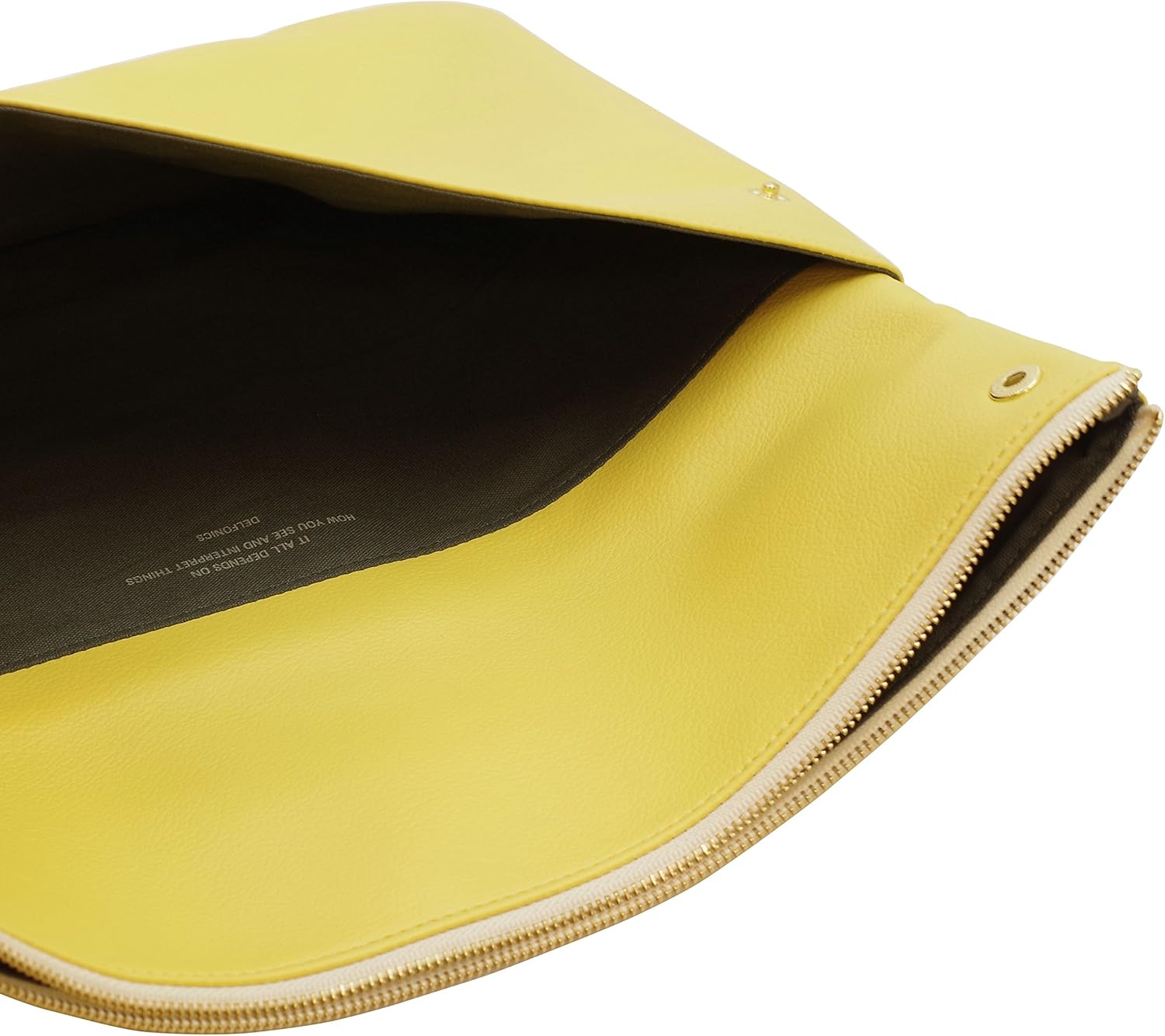 Delfonics Craig Tablet Carrying Case: 13-3/4 in. x 10-1/2 in. x 1 in. (Yellow)
