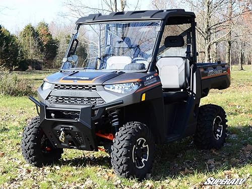 Miniatura 4 de SuperATV Parabrisas completo resistente a los arañazos para Polaris Ranger XP 1000  XP 1000 Crew 2017+ (ver ajuste)  Policarbonato de 14 pulgadas de