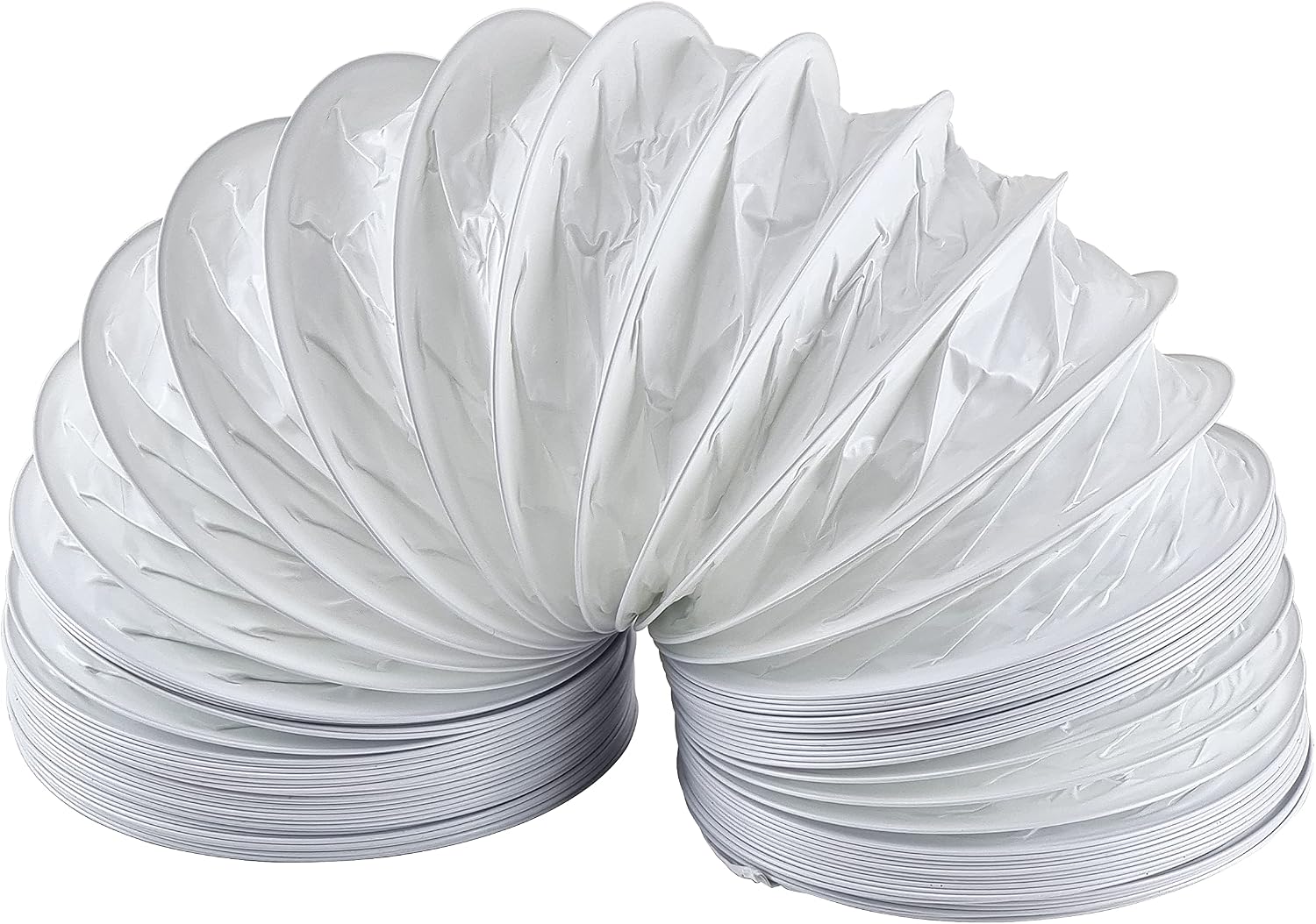 100mm / 6 m (4'' / 20ft) PVC Air Conditioner Hose - Flexible Pipe - Duct Hose Extension Kit - Image 4