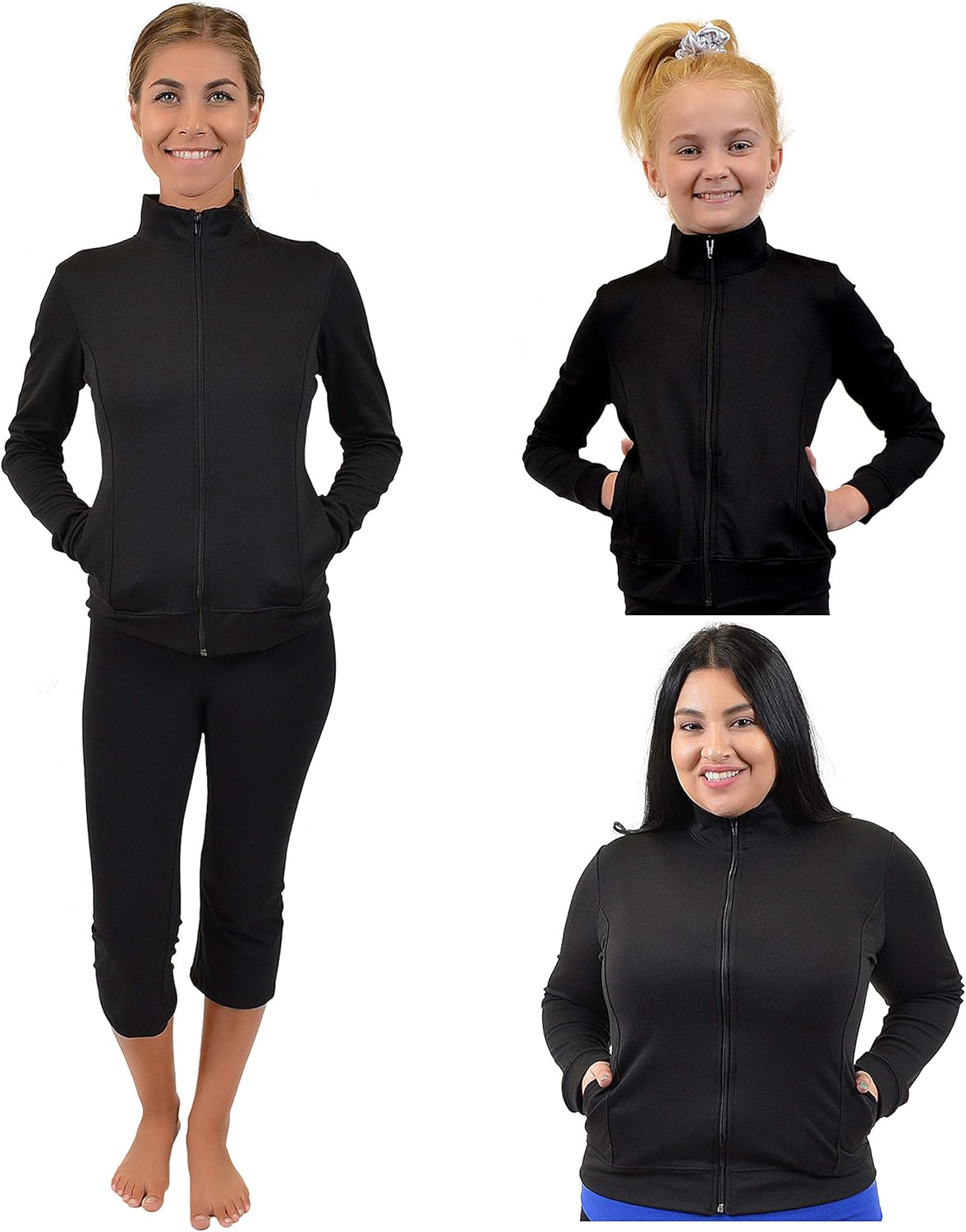 Black warm up jacket Clearance