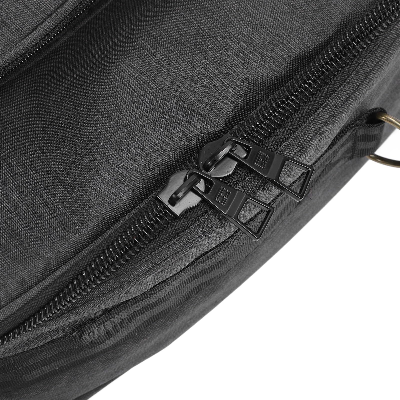 Annadue Bolsa para Pedalera con Efecto de Guitarra, Bolsa de Transporte Portátil de Tela Oxford con Bolsillos y Cremallera para Exteriores