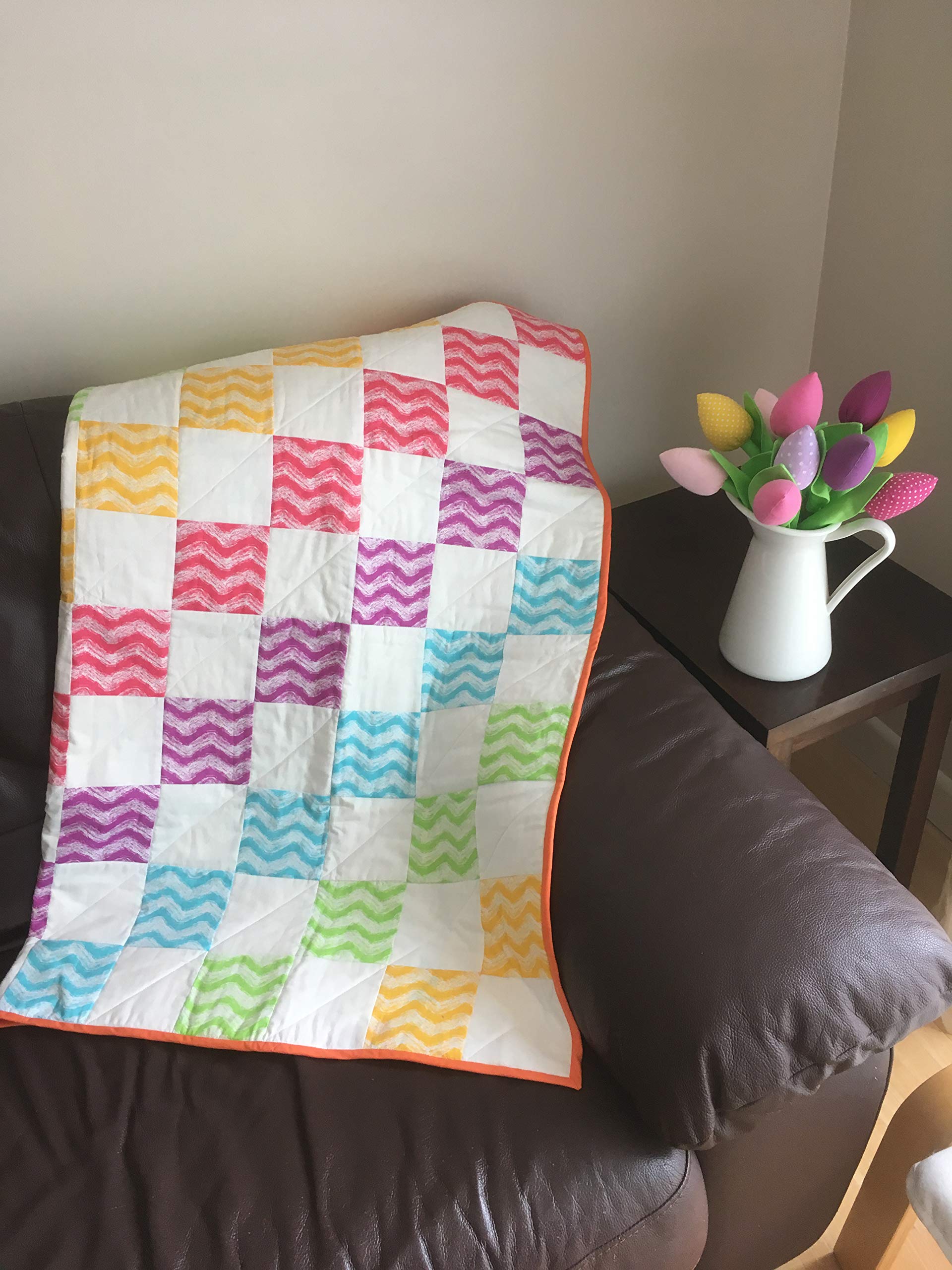 Rainbow baby quilt/playmat