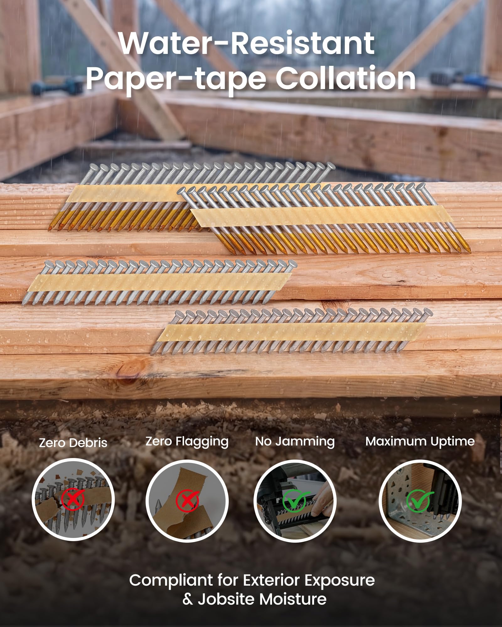 Meite Joist Hanger Nails - 2000 PCS -6 Meite Joist Hanger Nails - 2000 PCS -6