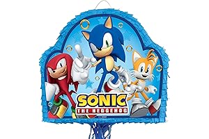 Piñatas De Sonic | Party City Sonic The Hedgehog Pull String Piñata,...