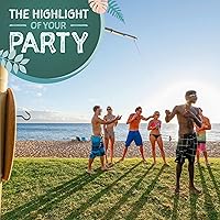 Vista 8 de Tiki Toss Ring Toss Game for Adults - Hook and Ring Games with String and Hooks for Indoor/Outdoor Use, Man Cave Decor & Stuff, Gifts for