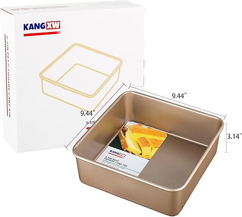 Miniatura 9 de KANGXW - Utensilios para hornear de acero al carbono resistentes, seguros y saludables, antiadherentes, pasteles, pizzas, pasteles, galletas,