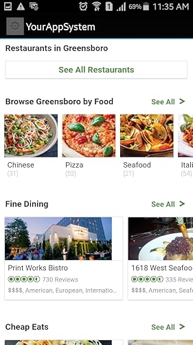 Restaurants in Greensboro, US!