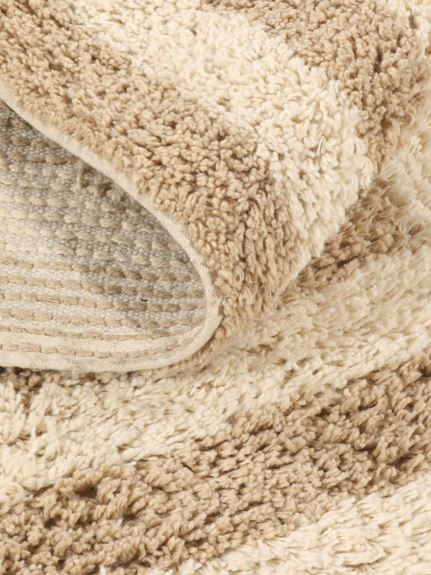 RugVista Chateau Tapis de Bain, Rectangulaire, 70 x 120 cm, Natural/Beige