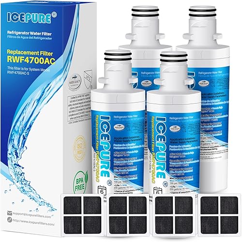 ICEPURE ADQ747935 - Repuesto para refrigerador LG LT1000P MDJ64844601 Kenmore Elite 9980 ADQ74793501 LT1000PC ADQ74793502 LMXS28626S LMXC23796S