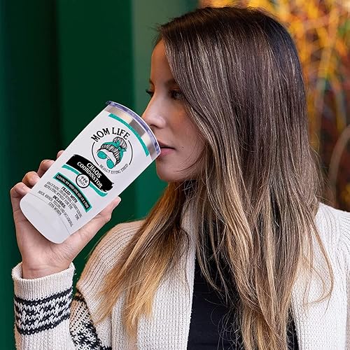 Miniatura 6 de Chaos Coordinator - Vaso de acero inoxidable para mamá, taza de viaje de 20 onzas, regalos de cumpleaños para mamá, mujer, esposa y madres, regalos