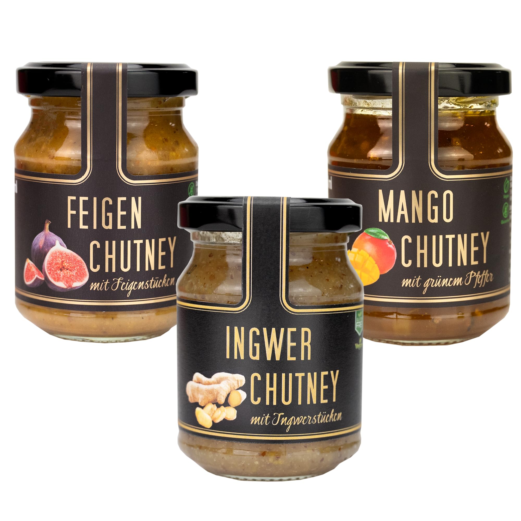 Chutneys (Feige, Mango, Ingwer) - Natur pur