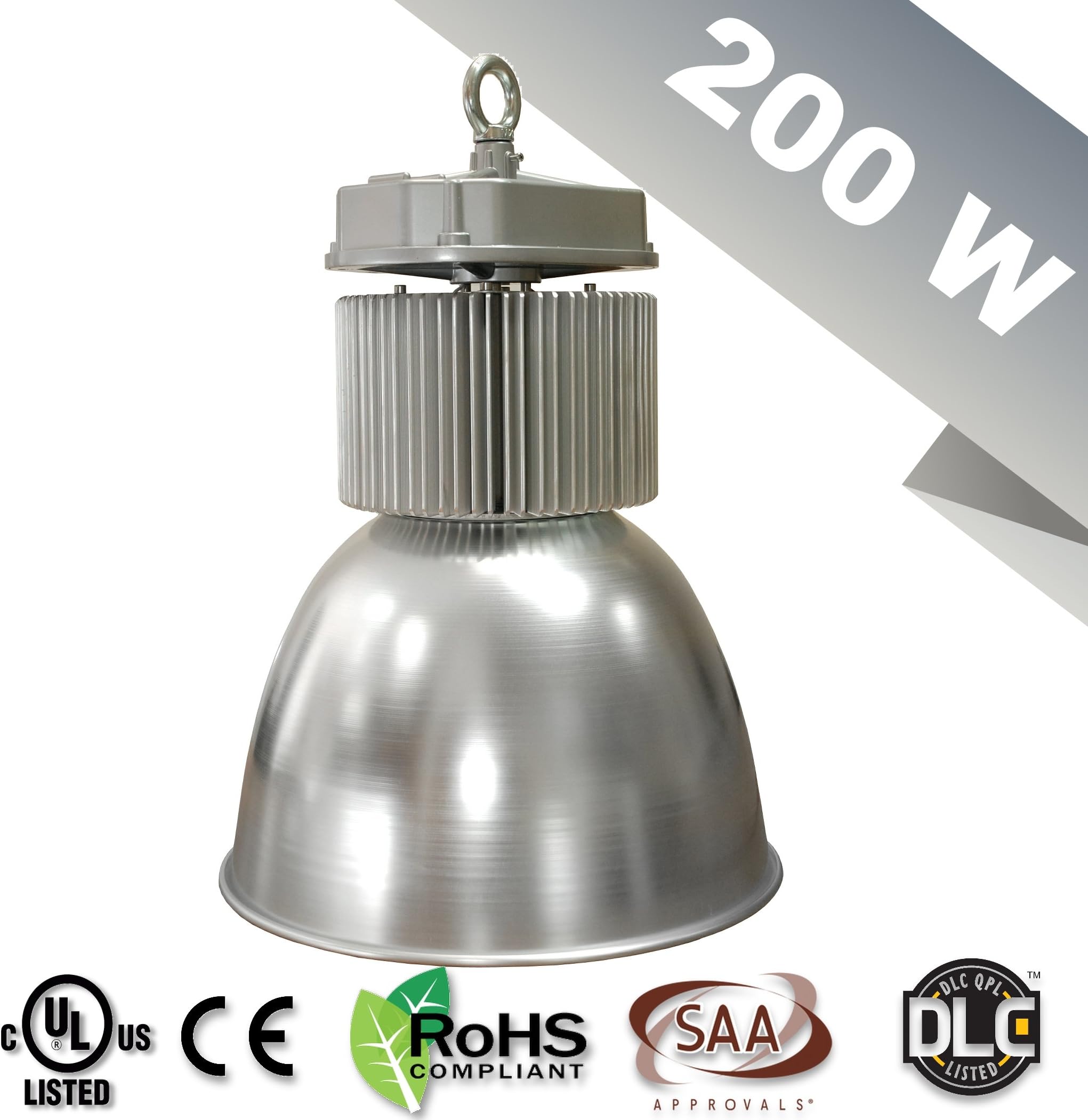 200W Enpower Megabay Led High Bay Lights Daylight White Light (5000-5500k) UL and DLC Certified (200 Watts)