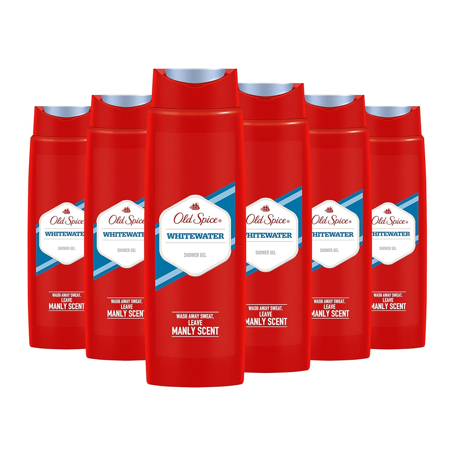 Old Spice Whitewater Shower Gel, case of 6