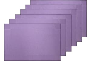 Mesmerizing Purple Placemats: A Symphony of Elegance for Dining Perfection