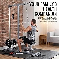 Vista 3 de Máquina de remo GDLF LAT Pull Down de tracción baja para entrenamiento de fuerza con barra de ejercicio para el cuerpo