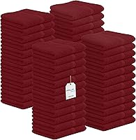 Vista 26 de Avalon Towels Toallitas de Algodón – (Paquete de 24) Tamaño 12x12 Pulgadas, 100% Algodón Hilado en Anillo, Toallitas Faciales Suaves y Absorbentes