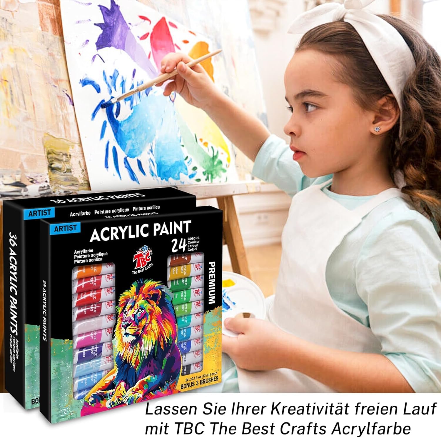TBC Colori Acrilici Set, 24 Colori immagine 6