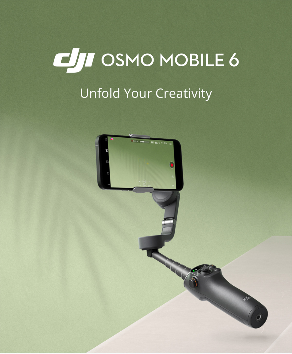 DJI Osmo Mobile 6 Smartphone Gimbal Stabilizer, 3-Axis Phone