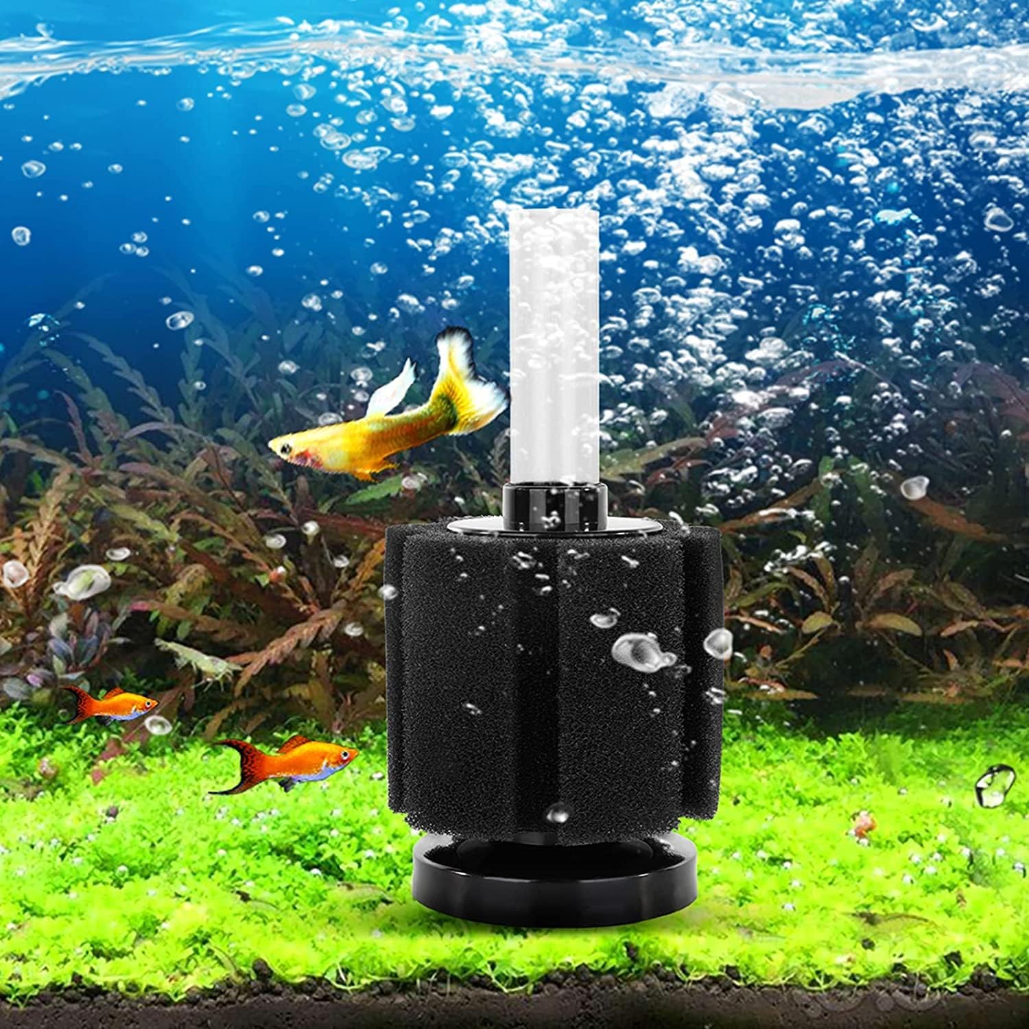 Xinyou XY2835 Aquarium Mini Sponge Filter Suits for Bowl and Upto 1.